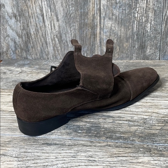 Kenneth Cole NY Mens Leather Buckle Suede Casual Oxford Shoes 9M - Picture 11 of 15